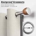 thumbnail image 2 of Outdoor Curtains for Patio Waterproof, Spring Floral Outdoor Privacy Panels Grommet, Farmhouse Summer Botanical Flowers Blackout Outside Curtains for Porch/Cabana/Pergola/Gazebo 54"x84", 2 Panels, 2 of 8