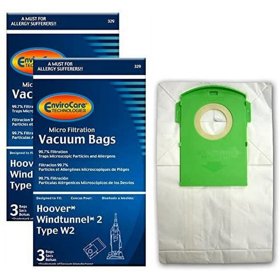 EnviroCare Replacement Micro Filtration Vacuum Cleaner Dust Bags made to fit Type W2 Windtunnel Uprights 6 pack