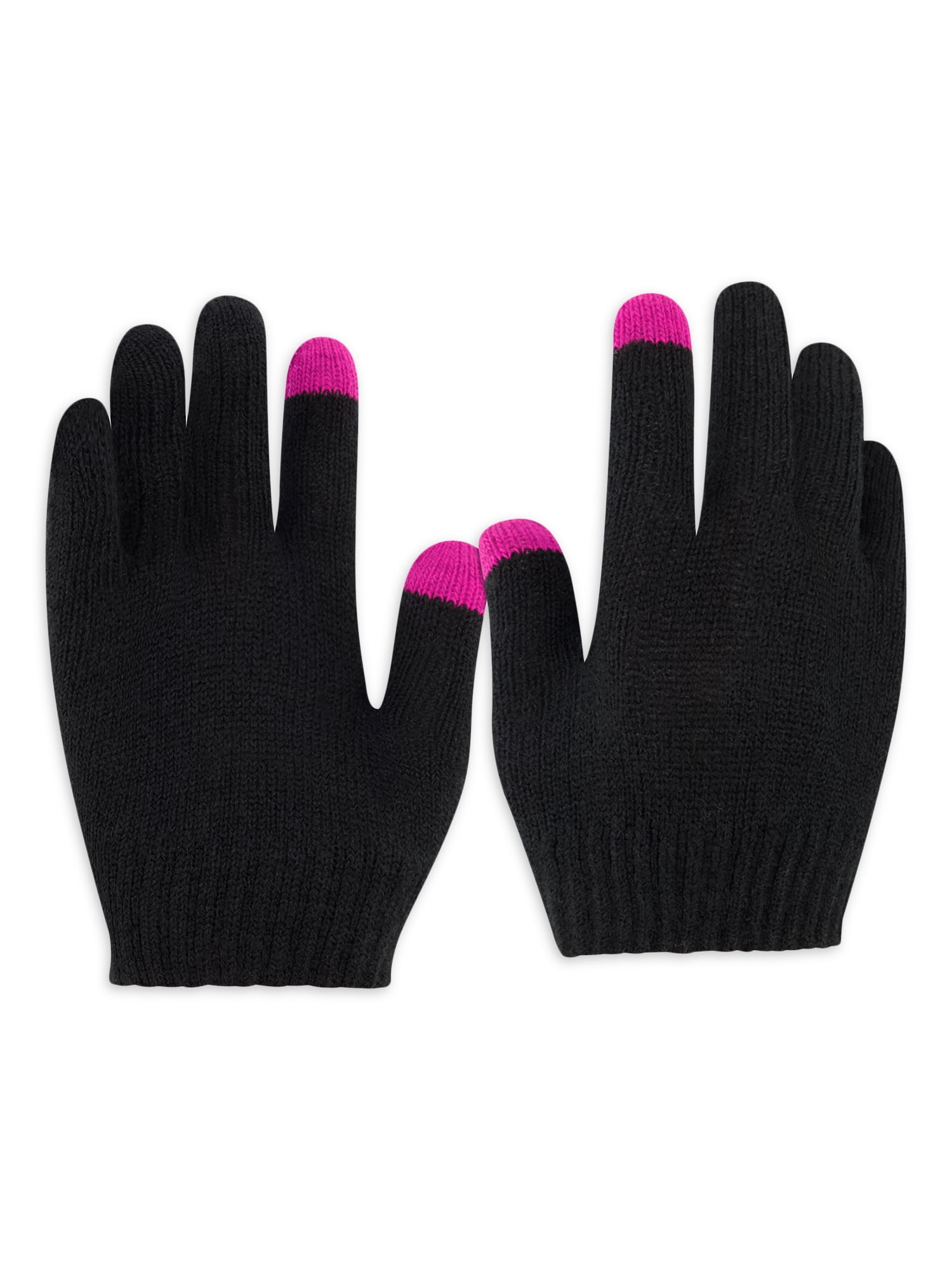 Reebok Girls Trapper Hat and Tech Glove 2 Piece Set, One Size