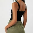 thumbnail image 7 of Posijego Ribbed Tank Tops for Women Camisole Crop Tops Summer Basic Undershirts Going out Tops, 7 of 7
