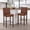 Light Brown, variant on Counter Height Bar Stools Set of 2, Upholstered Armless Lounge Chair with Tufted Backrest, Upholstered Counter Barstools, for Island, Dining Room, Bar, Light Brown