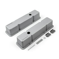 Speedmaster 1-314-001-02 Compatible with Chevy SBC 350 Aluminum Valve Covers Tall w/Hole [Silver]