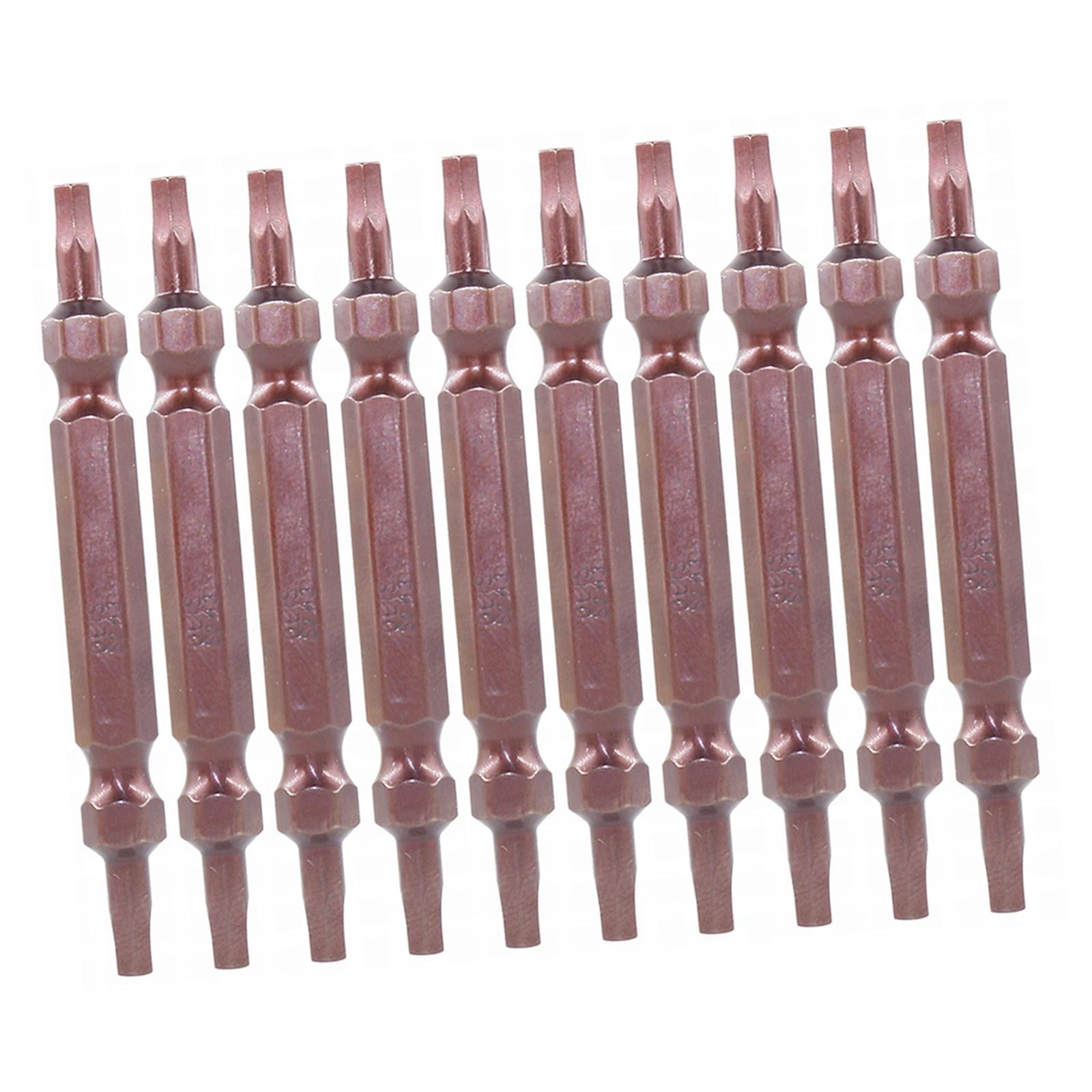 10Pcs Hex Key Drill Bit Set S2 Steel Drill Bit Head Allen Wrench Drill