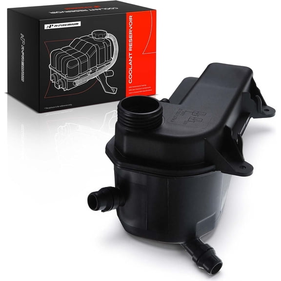 A-Premium Radiator Coolant Expansion Reservoir Overflow Tank [W/Sensor] | Compatible with BMW [E36 E37 E53 Series] X5 2000-2003, Z3 1999-2002, Replace# 17111705613, 17107503769, 17111468076