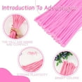 thumbnail image 3 of 200 Pcs Pipe Cleaners,Topboutique Pipe Cleaners Craft,Chenille Stem,12inches*7.5mm Extra Long Chenille Cleaner Pipe Stem,Stable&Soft Craft Supplies Set for Festivals Flower Making,DIY Bouquet/Pink, 3 of 9