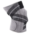 thumbnail image 2 of Knee Support Brace with Patella Silica Gel Pads Adjustable Compression Knee Sleeve Strap for Cycling Basketball Running, 2 of 11