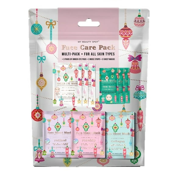 12 piezas para el cuidado del rostro. Season face care pack NAVIDEÑO