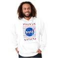 thumbnail image 5 of Ugly Christmas Pattern NASA Logo Hoodie Sweatshirt Women Men Brisco Brands S, 5 of 6