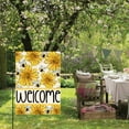 thumbnail image 4 of Sunflower Bee Spring Summer Garden Flag 12x18 Inch Double Sided Outside, Welcome Seasonal Yard Outdoor Flag, 4 of 6