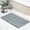 Grey, variant on Bath Mat for Bathroom Luxury Shower - Non-Slip Bamboo Wooden Waterproof Floor Mat for Indoor or Outdoor Use(Black)