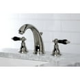 thumbnail image 4 of Kingston Brass KB986AKLPN Duchess Widespread Bathroom Faucet with Plastic Pop-Up, Polished Nickel, 4 of 5