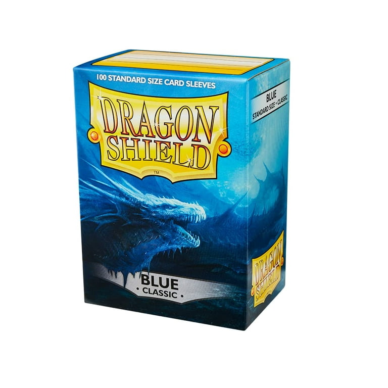 Dragon Shield, Standard size TCG card sleeves, 100ct. Classic Sleeves -  Blue - Walmart.com