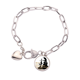 thumbnail image 1 of Pulsera de cadena de corazón joyería encanto moda, 1 of 3