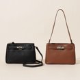 thumbnail image 3 of Bolso Kelly de piel de vaca de alta calidad con capa superior, nuevo bolso retro con cierre debajo del brazo, bolso de hombro de cuero genuino, bolso de mano, bolso tipo mensajero, 3 of 5