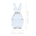 thumbnail image 3 of Inteprter 2 piezas de vidrio Premium almacenamiento huevo 2 pack/lote tarro de vidrio para oreja pequeño vaso de Pascua 2 piezas para exhibir Kits de decoración para fiestas, 3 of 6