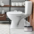thumbnail image 5 of modern sleek toilet bowl brush and Toilet plunger combo - Stainless, 5 of 7