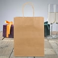 thumbnail image 3 of FELTECHELECTR 10 bolsas de regalo con asas, bolsas de regalo para empacar café, bolsas de regalo para fiestas, bolsas de papel kraft., 3 of 5