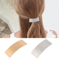 thumbnail image 3 of Spring Hair Clip Fashion Metal Vintage Rectangle Hair Barrette Hair Accessories, 3 of 8