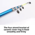 thumbnail image 2 of Telescopic Spinning Fishing Rod Ultra Hard 1.8mm Short Sections Sea Pole (Blue), 2 of 9