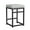 Light Gray, variant on HomePop 24" Indoor Square Backless Metal Upholstered Counter Stool, Light Tan