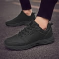 thumbnail image 2 of Non S𝗅ip Work Shoes for Men 𝖫a𝖼e Up Outdoor Hiking Sneakers Breathable Lightweight Sport Shoes Comfortable S𝗅ip On Tennis Shoes Wate𝗋proof Casual Jogging Shoes for Summer and Autumn, 2 of 9