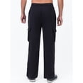 thumbnail image 6 of Awdenio Mens Sweatpants High Waisted Drawstring Wide Leg Cargo Pants Trendy Casual Baggy Joggers Pants with Pockets, 6 of 6