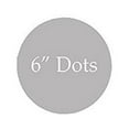 thumbnail image 2 of VWAQ Polka Dots Circles Pack of (12) Peel & Stick Decal Dots Colors Choice Kids (Silver), 2 of 3