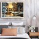 thumbnail image 4 of Cuadro sin marco de paisaje de 40x50cm, pintura al óleo por números, decoración del hogar pintada a mano Likrtyny decoración de arte, 4 of 9