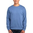 thumbnail image 2 of JERZEES Crewneck Sweatshirt - 562MR Fleece Pullover for Unisex | 50/50 Cotton/Polyester Vintage Heather Blue 8 oz High-Stitch NuBlend Sweatshirt 2 Pack Size 3XL, 2 of 6
