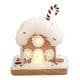 thumbnail image 1 of Casa navideña de jengibre iluminada con escena , ideal como regalo para fiestas o como pieza de colección de invierno para sala de Estilo C, 1 of 8