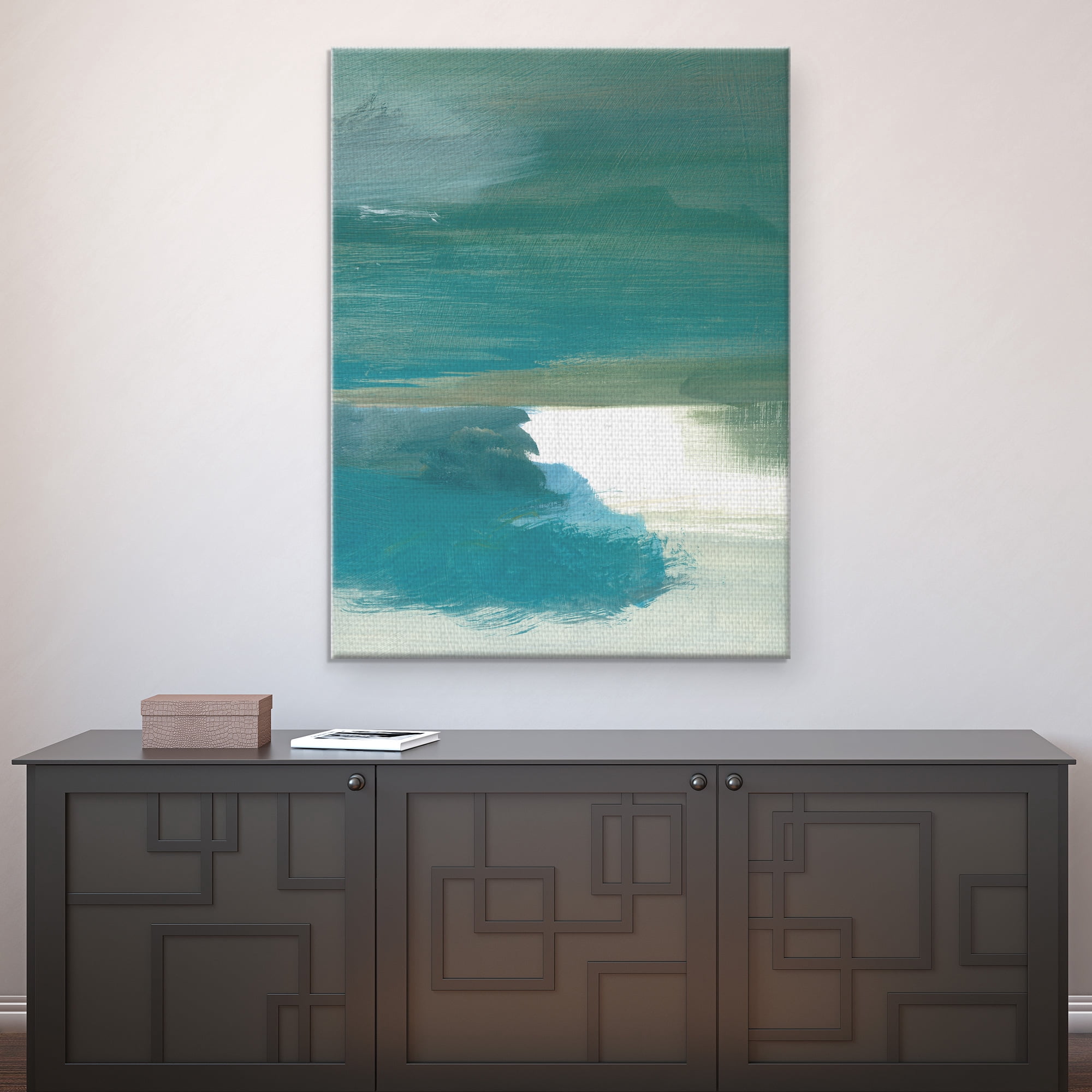 Masterpiece Art Gallery Coastal Seascape Bold C by Studio Arts Canvas Art Print 30" x 40"