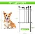 thumbnail image 2 of NEX 20 pcs Decorative Garden Fence Border Rustproof Fence Animal Barrier, 2 of 5