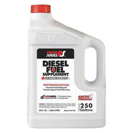 POWER SERVICE PRODUCTS 1080-06 Diesel Fuel Supplement,Amber,80 oz. (Best Diesel Fuel Additive For Vw Tdi)