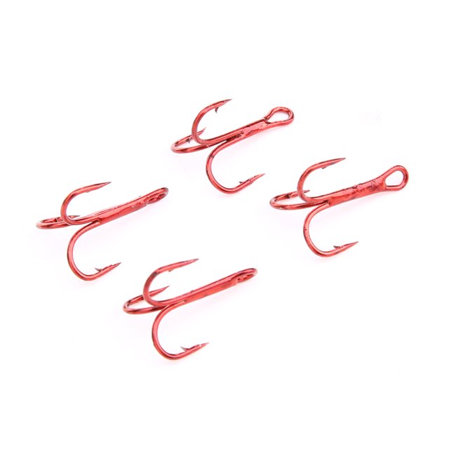 Anzuelos de pesca afilados con manivela de púas de 20 piezas, aparejos de Pesca con 3 anclas Ehuebsd Para estrenar