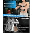 thumbnail image 5 of Clearance Twister Arm Trainer, 40-100lb Adjustable Chest Workout Equipment, Arm Trainer, Twister Arm Trainer, Portable Power Twister Bar, Detachable Design Fitness Anywhere, 3 Adjustable, 5 of 7