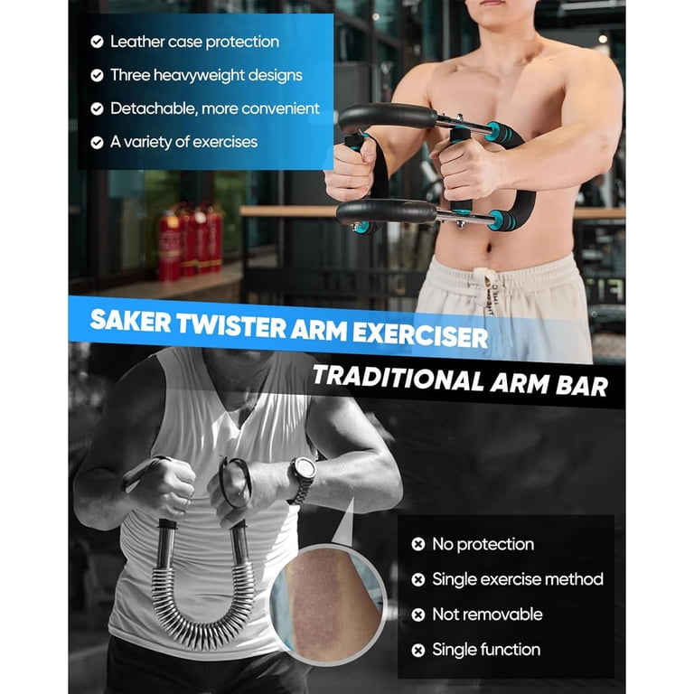 Shaker Twister Arm Trainer – Attrezzo Per Allenamento Braccia E Petto – Regolabile
