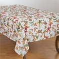 thumbnail image 1 of SARO LIFESTYLE Collection Nappe en Polyester Doux avec Motif de Feuilles d'Automne, 70" x 160", Multi, 1 of 1