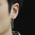 thumbnail image 2 of Osdhezcn Earring Clips Punk Style for Titanium Steel Cone Chain Tassel Hipster for Man, 2 of 10