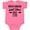 Hot Pink, variant on Inktastic North Carolina Awesome Since 1789 Boys or Girls Baby Bodysuit