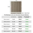 thumbnail image 4 of Zimtown 27-Pack Interlocking Deck Tiles,11.8"x11.8" Waterproof Outdoor Flooring , Patio Floor Decking Tiles for Porch Poolside Balcony Backyard, Light Coffee, 4 of 13