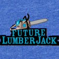 thumbnail image 2 of CafePress - 2 Future Lumberjack - Cute Infant Baby Football Bodysuit, 2 of 3