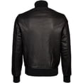 thumbnail image 2 of New Genuine Lambskin Leather Bomber Designer Jacket Motorcycle Biker Men's S M L XL A248, 2 of 3