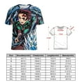 thumbnail image 2 of Demon Slayer Womens T-Shirt Round Neck Short Sleeve Tee Shirts Summer Breathable Tops Blouse M, 2 of 8