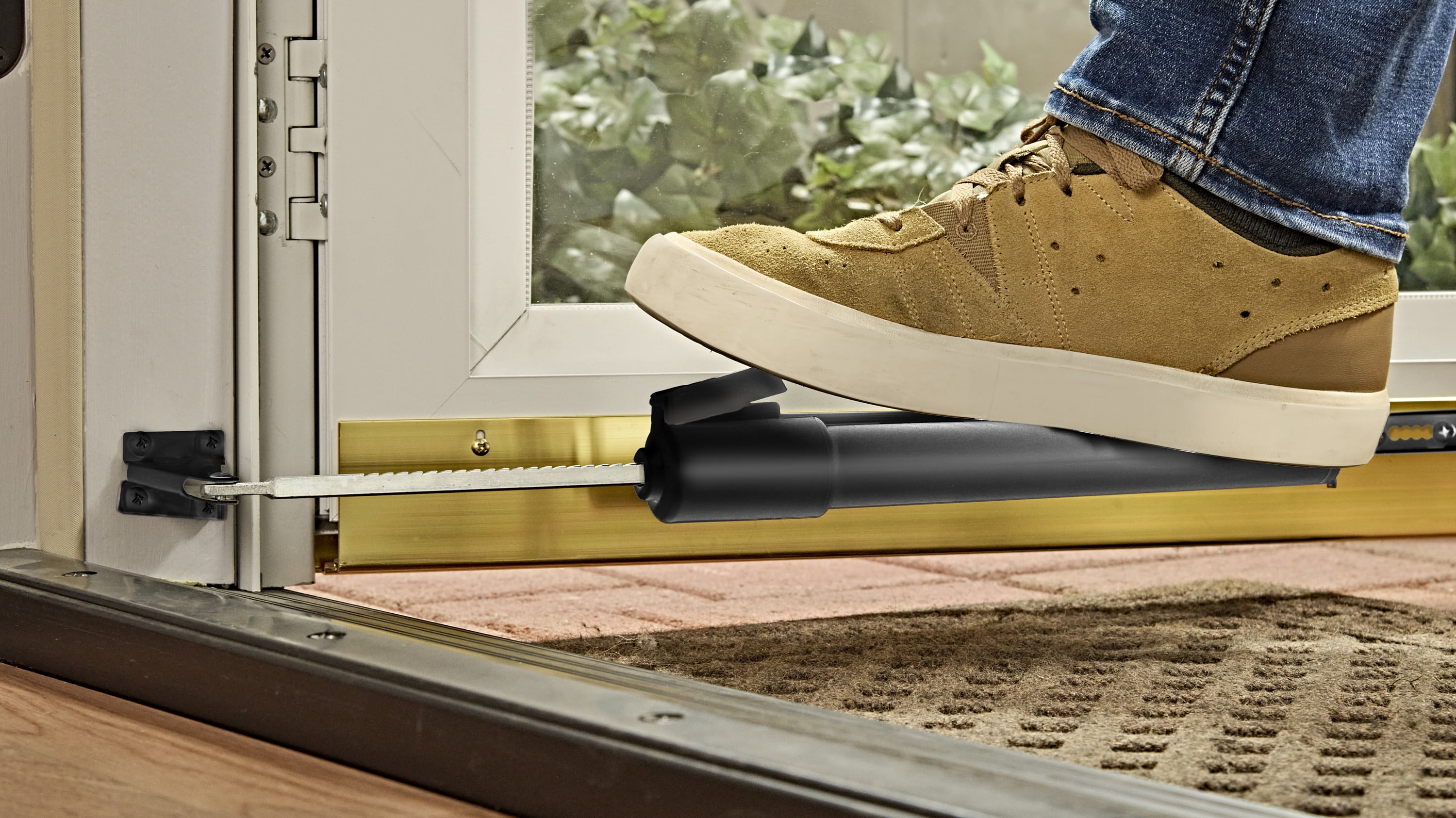 Wright Products Standard Duty E-Z Hold Pneumatic Screen and Storm Door Closer, Black