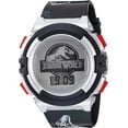 thumbnail image 2 of Reloj Jurassic Park de cuarzo analógico con correa de plástico, negro, 25 (Modelo: JRW4004 Accutime Accutime, 2 of 2