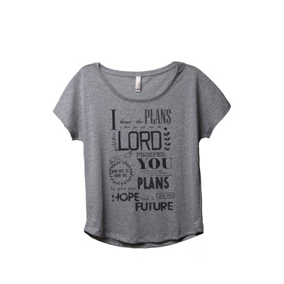 Thread Tank Lord Hope Future Women's Relaxed Slouchy Dolman T-Shirt Tee Heather Grey Small