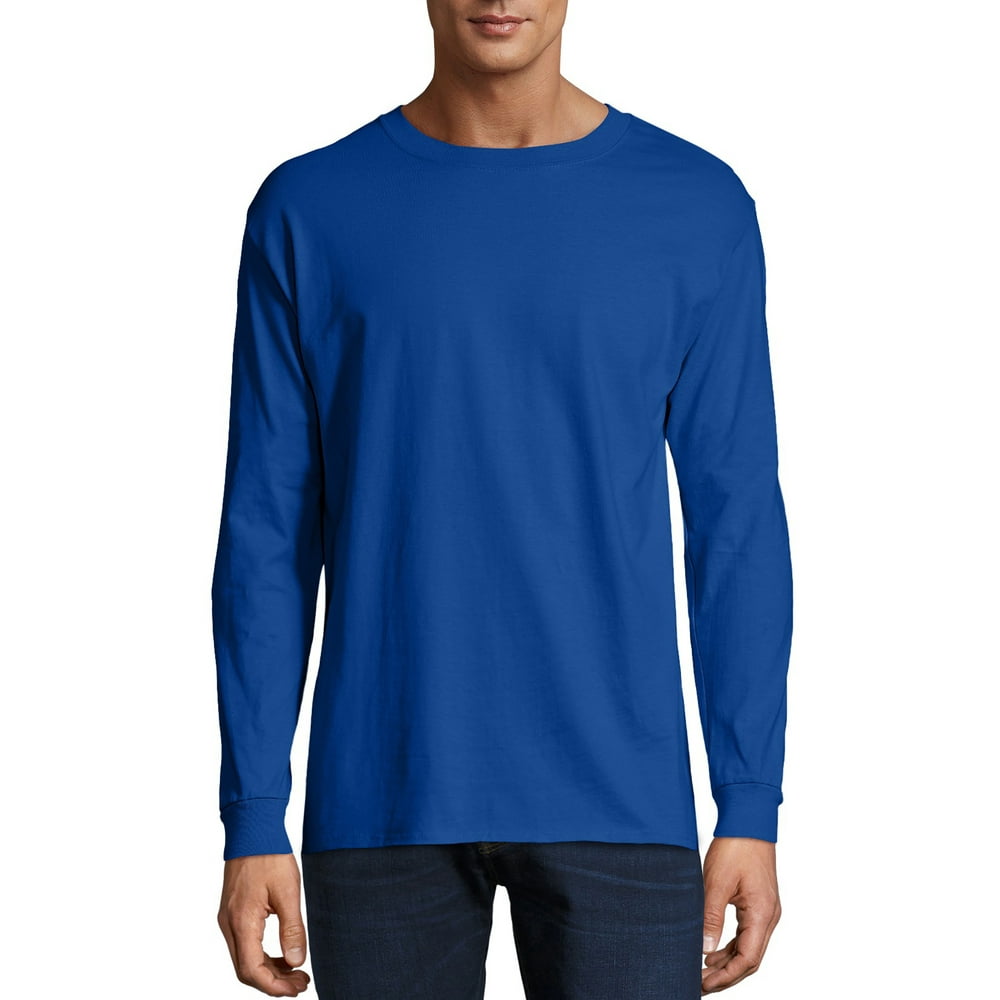 Hanes Hanes Men's and Big Men's Premium BeefyT Long Sleeve TShirt, Up To 3XL