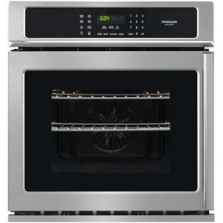 27 in. Single Electric Swing-Door Wall Oven Self-Cleaning with Convection in Smudge-Proof Stainless