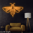 thumbnail image 4 of Glowneon Bee Neon Sign, Bee Line Art Led Sign, Bee Farm Wall Decor, 4 of 5