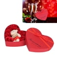 thumbnail image 3 of Flor de Jabón de Baña, Romantic Soap Flower Caja de rosa decoraciones Regalo Dointing Heartwaped Para El Día de San Valentín, 3 of 7